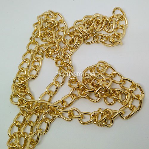 โซ่อลูมิเนียม  ACU29-225  ขนาด 10 mm  บรรจุ 10 เมตร สีทอง รูปเต็ม