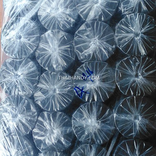 สายผ้า-ผ้ากุ๊น Cotton (ฝ้าย) ลายก้างปลา ขนาด 4 หุน (1.3 cm) บรรจุ 850 หลา(10 ม้วน) สีดำ รูปเต็ม