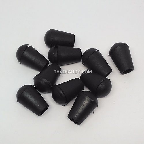 ตัวหุ้มปลายสาย กรวย บรรจุ 10 อัน สีดำ รูปเต็ม