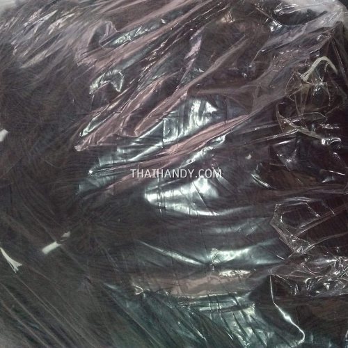 เชือกร่มมีไส้ แพ็ค ขนาด 2.5 mm  บรรจุ 1000 กรัม สีดำ รูปเต็ม