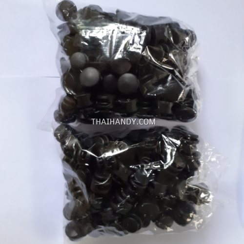 ตัวล็อคเชือก จานบิน ขนาดจิ๋ว บรรจุ 100 อัน สีดำ รูปเต็ม