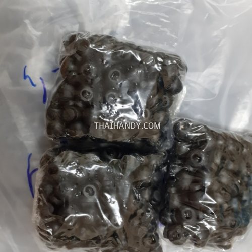 ตัวล็อคเชือก กลมกะโหลก ขนาดจิ๋ว บรรจุ 1000 อัน สีดำ รูปเต็ม