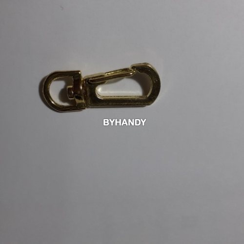 คอหมาโลหะ ตะขอซี ขนาด 1.21x3.8 cm  บรรจุ 10 อัน สีทอง รูปเต็ม