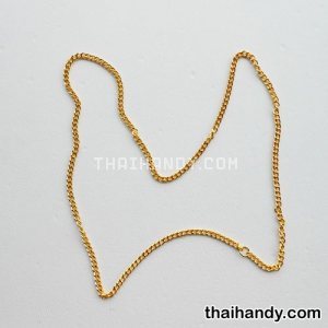 โซ่ เหล็ก ขนาด 8 mm  บรรจุ 1 เมตร สีทอง รูปเต็ม