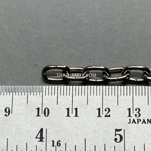 โซ่ ICAS165 โซ่นาฬิกา เหล็ก ขนาด 10 mm  บรรจุ 50 เมตร สีนิเกิ้ล รูปเต็ม