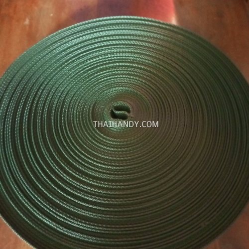 สายผ้า-ผ้ากุ๊น PP  ลาย 2000 หนา ขนาด 6 หุน (2 cm) บรรจุ 50 เมตร สีขี้ม้า รูปเต็ม